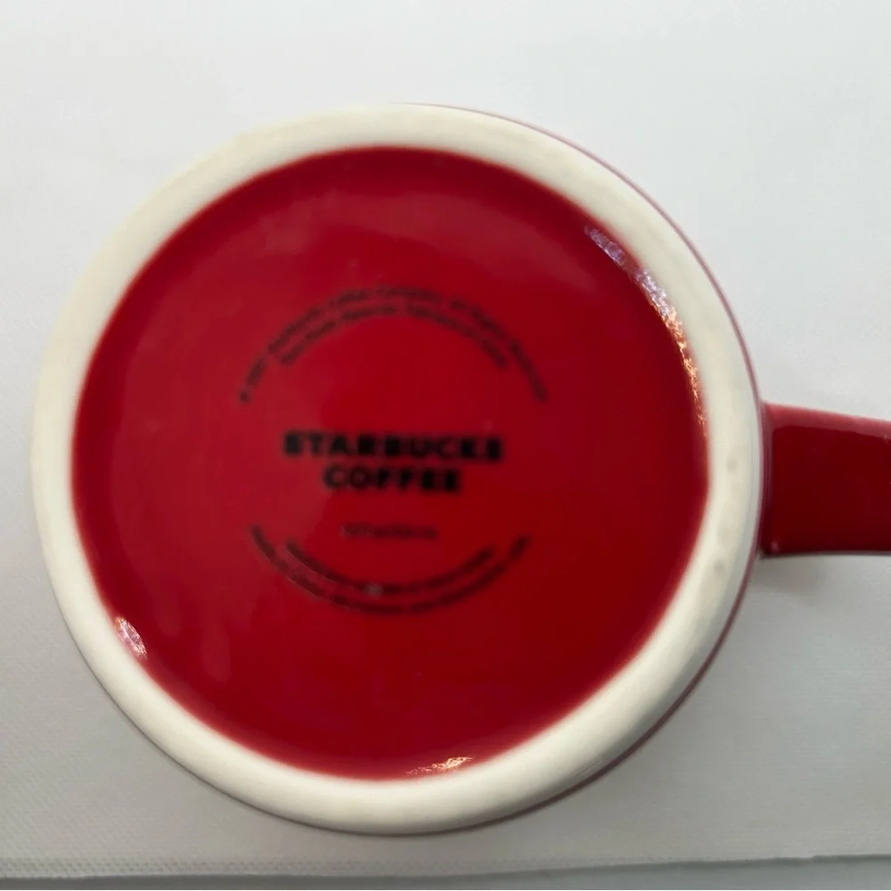 Starbucks 2007 Bold Red Mug with Logo - Picture 6 of 6